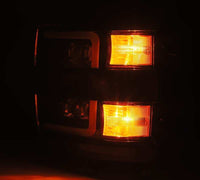 Thumbnail for AlphaRex 15-18 Chevy 2500HD NOVA LED Proj Headlights Plank Style Black w/Activ Light/Seq Signal/DRL