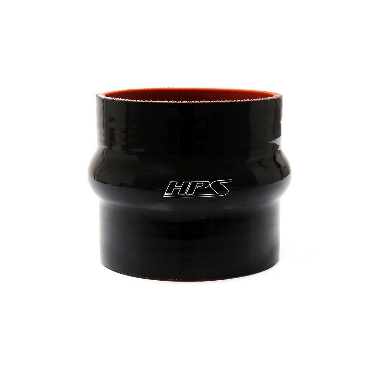 HPS 1-3/8" ID , 6" Long High Temp 4-ply Reinforced Silicone Hump Coupler Hose Black (35mm ID , 152mm Length)