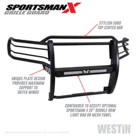 Thumbnail for Westin 14-20 Toyota Tundra Sportsman X Grille Guard - Textured Black