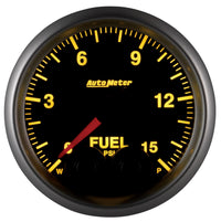Thumbnail for AutoMeter Gauge Fuel Press 2-1/16in. 15PSI Stepper Motor W/Peak & Warn Elite