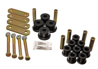 Thumbnail for Energy Suspension 64-73 Ford Mustang Black Heavy Duty Shackle Set