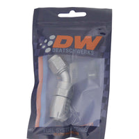 Thumbnail for DeatschWerks 6AN Female Swivel 45-Degree Hose End CPE