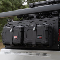Thumbnail for Go Rhino XVenture Gear Hard Case Mount Large 20in. (Mount ONLY for XRS/SRM Racks) - Tex. Blk