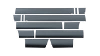 Thumbnail for Putco 09-14 Ford F-150 Super Crew Cab 5.5 Box - 7in Wide (12pcs) Black Platinum Rocker Panels