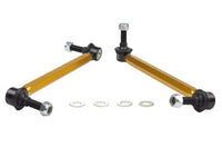 Thumbnail for Whiteline 05+ Mustang Coupe 8cyl (Inc Shelby GT/ GT500) Front Swaybar Link Kit H/Duty Adj Steel Ball
