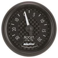 Thumbnail for Autometer GT Series 52mm Mechanicl 30 In Hg/20 psi Vacuum/Boost Gauge