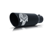 Thumbnail for Gibson Patriot Skull Rolled Edge Angle-Cut Tip - 6in OD/5in Inlet/18in Length - Black Ceramic