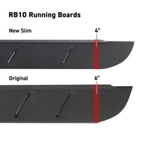 Thumbnail for Go Rhino RB10 Slim Running Boards - Universal 80in. - Bedliner Coating