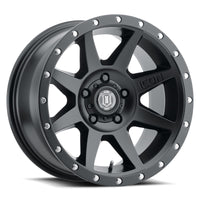 Thumbnail for ICON Rebound 17x8.5 5x4.5 0mm Offset 4.75in BS 71.5mm Bore Satin Black Wheel