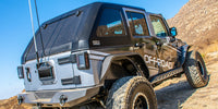 Thumbnail for DV8 Offroad 07-18 Jeep Wrangler JK 2 Piece Fast Back Hard Top 4 Door - Black (DS Only)