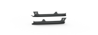 Thumbnail for Road Armor 18-20 Jeep Wrangler JL Stealth Rocker Armor Panel & Guard - Tex Blk