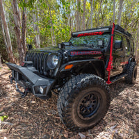 Thumbnail for Go Rhino 07-20 Jeep Wrangler JL/JLU/JK/JKU/Gladiator JT Trailline Front Stubby Bumper