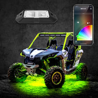 Thumbnail for XK Glow Rock Light w/ XKchrome App Controlled Bluetooth Advanced Kit 4pc RGB 6W
