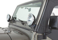 Thumbnail for Rampage 1976-1983 Jeep CJ5 Windshield Hinge Light Bracket - Black