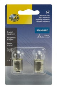 Thumbnail for Hella Bulb 67 12V 8W 4Cp Ba15S G6 (2)