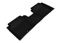 Thumbnail for 3D MAXpider 2014-2016 Hyundai Elantra Kagu 2nd Row Floormats - Black