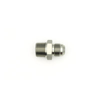 Thumbnail for DeatschWerks 8AN Male Flare to 1/2in Male NPT Adapter - Anodized Matte Black