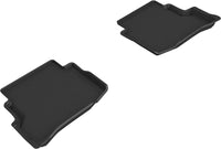 Thumbnail for 3D MAXpider 20-21 Mazda CX-9 6-Seat without 2nd Row Console Kagu 2nd Row Floormats - Black