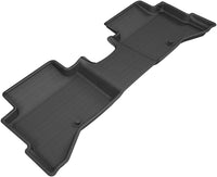 Thumbnail for 3D MAXpider 2017-2019 Kia Niro Kagu 2nd Row Floormats - Black