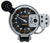 Thumbnail for Autometer Tachometer 0-9000 RPM Carbon Fiber Pro-Stock Pedestal w/ Super Lite & Peak Mem 5in (127mm)