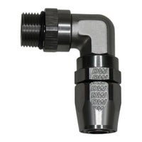 Thumbnail for DeatschWerks 10AN ORB Female Swivel 90-Degree Hose End CPE - DW Titanium