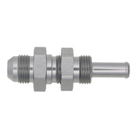 Thumbnail for DeatschWerks 8AN Male Flare to Straight 3/8in Single Hose Barb - Anodized DW Titanium