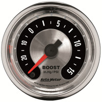 Thumbnail for Autometer American Muscle 52mm Full Sweep Electric 30 In Hg.-Vac/15PSI Boost Vacuum Gauge