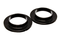 Thumbnail for Energy Suspension Universal 2 3/16in ID 3 1/2in OD 11/16in H Black Coil Spring Isolators (2 per set)