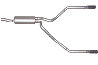 Thumbnail for Gibson 99-04 Ford F-250 Super Duty Lariat 6.8L 2.5in Cat-Back Dual Split Exhaust - Aluminized