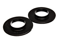 Thumbnail for Energy Suspension Universal 2 3/16in ID 4 9/16in OD 5/8in H Black Coil Spring Isolators (2 per set)