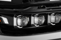 Thumbnail for AlphaRex 19-20 Ram 1500HD NOVA LED Proj Headlights Plank Style Gloss Blk w/Activ Lght/Seq Signal/DRL
