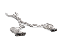 Thumbnail for Akrapovic 16-17 AMG C63 Coupe Evolution Line Cat Back (Titanium) w/ Carbon Tips (Req. Link Pipe)