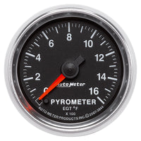Thumbnail for Autometer GS 0-1600 degree F Full Sweep Electronic Pyrometer Gauge