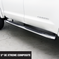 Thumbnail for Go Rhino 5in OE Xtreme Composite SideSteps - Black - 87in
