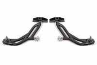 Thumbnail for BMR 10-14 Ford Mustang Adj. Lower A-Arms w/ Delrin/Rod End / 19mm Tall Ball Joint - Black Hammertone
