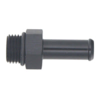 Thumbnail for DeatschWerks 6AN ORB Male to 3/8in Male Barb Fitting (Incl O-Ring) - Anodized Matte Black