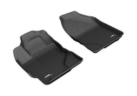 Thumbnail for 3D MAXpider 2016-2019 Toyota Prius C Kagu 1st Row Floormat - Black