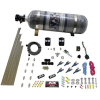 Thumbnail for Nitrous Express V6AN Gasoline EFI Nitrous Kit (150-375HP) w/Composite Bottle