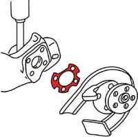 Thumbnail for SPC Performance 99-05 VW Golf/Jetta/00-06 Audi TT Nylon Positive Camber Shim (1.0deg.)