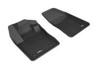 Thumbnail for 3D MAXpider 2017-2020 Jeep Compass Kagu 1st Row Floormat - Black