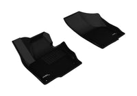 Thumbnail for 3D MAXpider 2009-2019 Volkswagen Tiguan/Tiguan Limited Kagu 1st Row Floormat - Black
