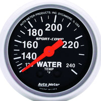 Thumbnail for Autometer Sport-Comp 52.4mm 120-240 F Mech 2in Water Temp