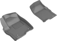Thumbnail for 3D MAXpider 2019-2020 GMC/Chevrolet Sierra 1500/Silverado 1500 Kagu 1st Row Floormat - Gray
