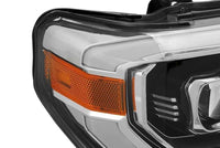 Thumbnail for AlphaRex 14-18 Toyota Tundra PRO-Series Projector Headlights Chrome w/ Sequential Signal and DRL