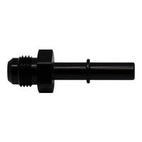 Thumbnail for DeatschWerks 6AN Male Flare to 5/16in Male EFI Quick Connect Adapter - Anodized Matte Black