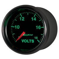 Thumbnail for Autometer GS Series 2-1/16in Voltmeter 18V Electrical Gauge Full Sweep