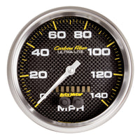 Thumbnail for Autometer Ultra-Lite Carbon Fiber 5in 140 MPH In-Dash Full Sweep GPS Speedometer