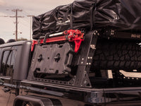 Thumbnail for Road Armor Universal 5ft Bed TRECK Adj Bed Rack - Tex Blk (w/o Brackets)