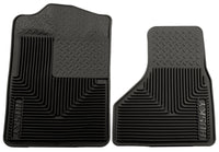 Thumbnail for Husky Liners 08-10 Ford F-250/F-350/F-450 SuperDuty Heavy Duty Black Front Floor Mats