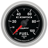 Thumbnail for Autometer 52mm 100 PSI Digital Fuel Pressure Gauge Chevrolet COPO Camaro